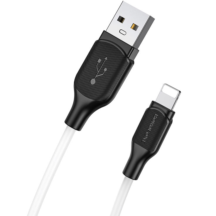 Кабель USB 2.0 A (m) - Lightning (m) 1м Borofone BX42 Encor - Белый
