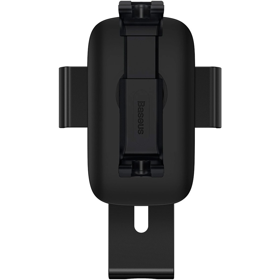 Автомобильный держатель для телефона в дефлектор Baseus Metal Age II Round Air Vent - Черный (SUJS030001)
