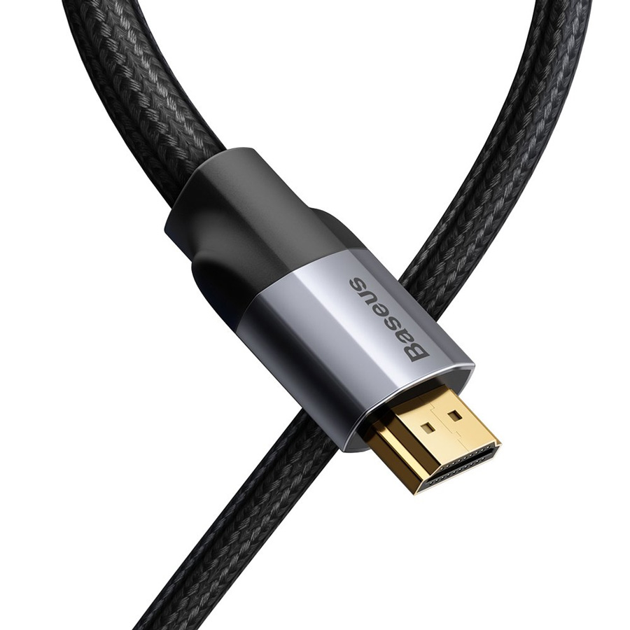 Кабель HDMI (m) - HDMI (m) 2м Baseus Enjoyment Series Adapter Cable - Темно-серый (CAKSX-C0G)