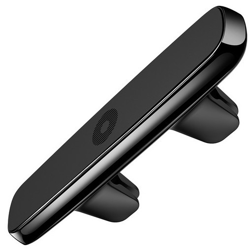 Автомобильный держатель для телефона в дефлектор магнитный Baseus Double Clip - Черный (SUHS-DP01)