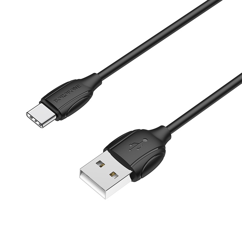 Кабель USB 2.0 A (m) - USB Type-C (m) 1м Borofone BX19 Benefit - Черный