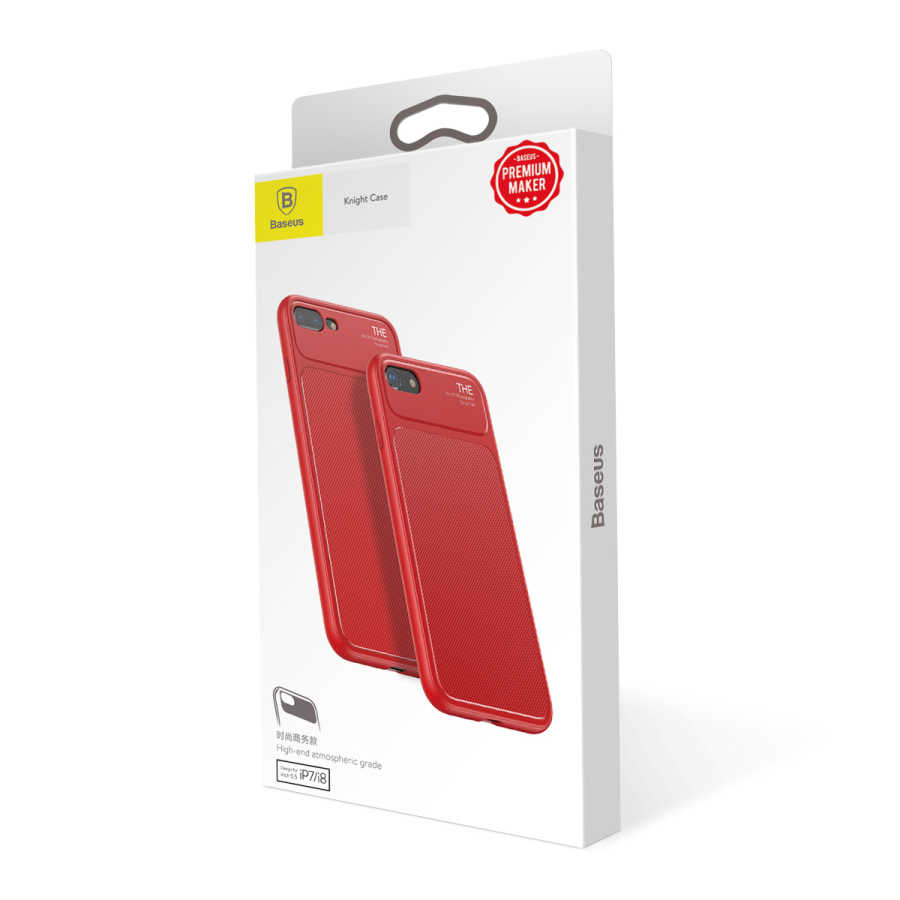 Чехол для iPhone 7/8 Baseus Knight Case - Красный (WIAPIPH8N-JU09)