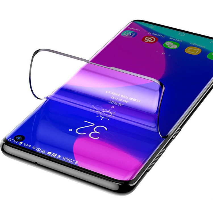 Комплект защитных пленок для Samsung Galaxy S10 Baseus Full-screen Curved Anti-bluelight Anti-explosion - Черный (SGSAS10-KS01)