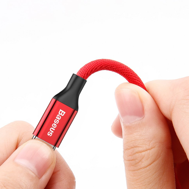 Кабель USB 2.0 A (m) - Lightning (m) 1.2м Baseus Yiven Series - Красный (CALYW-09)