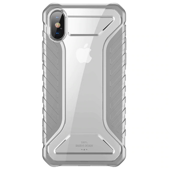 Чехол для iPhone XS Max Baseus Michelin Race Case - Серый (WIAPIPH65-MK0G)