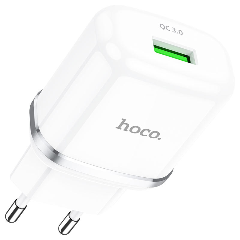 Сетевое зарядное устройство быстрое QC 3.0 Hoco N3 Special - Белое