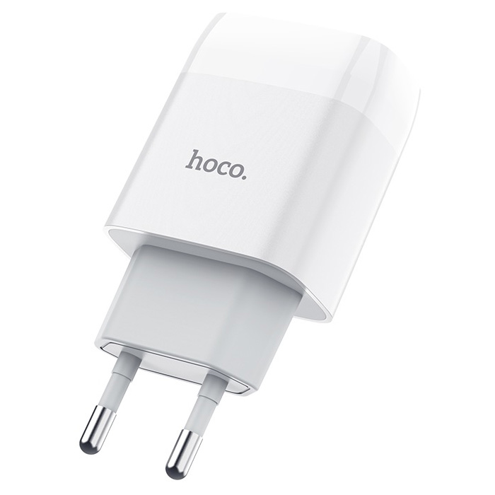 Сетевое зарядное устройство 2xUSB Hoco C73A Glorious - Белое