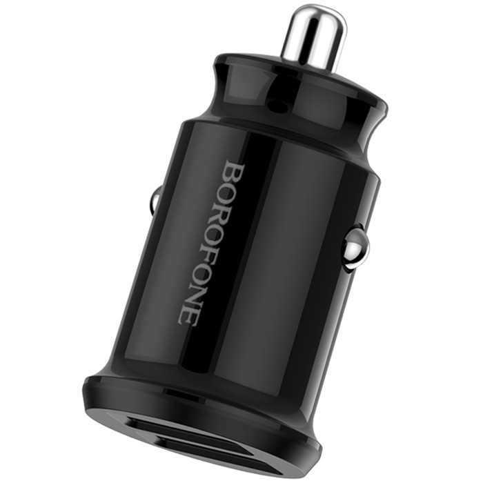 Автомобильное зарядное устройство 2xUSB Borofone BZ8 MaxRide - Черное