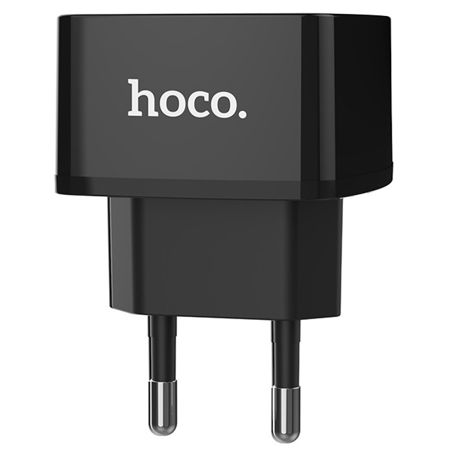 Сетевое зарядное устройство быстрое QC 3.0 Hoco C70A Cutting-Edge - Черное