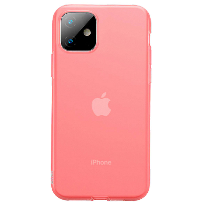 Чехол для iPhone 11 Baseus Jelly Liquid Silica Gel - Красный (WIAPIPH61S-GD09)