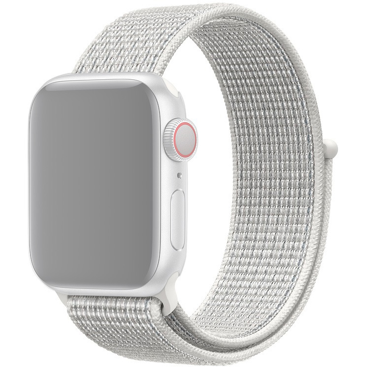 Ремешок для Apple Watch 42/44/45/49 мм нейлоновый InnoZone - Белый (APWTNY42-31)