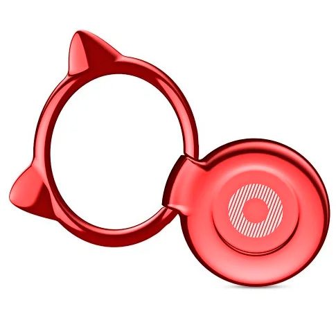 Держатель-кольцо Baseus Cat Ear Ring Bracket - Красный (SUMA-09)