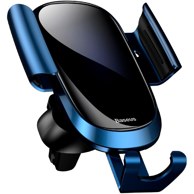Автомобильный держатель для телефона в дефлектор Baseus Smart Car Mount Cell - Синий (SUGENT-ZN03)