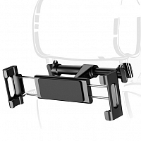 Автомобильный держатель для мобильных устройств на подголовник Baseus Back Seat - Черный (SUHZ-01)