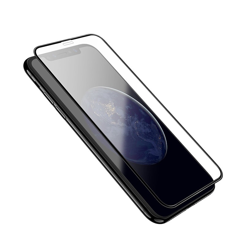 Защитное стекло для iPhone 11 Pro/X/XS Hoco Nano 3D Full Screen Edges A12 - Черное
