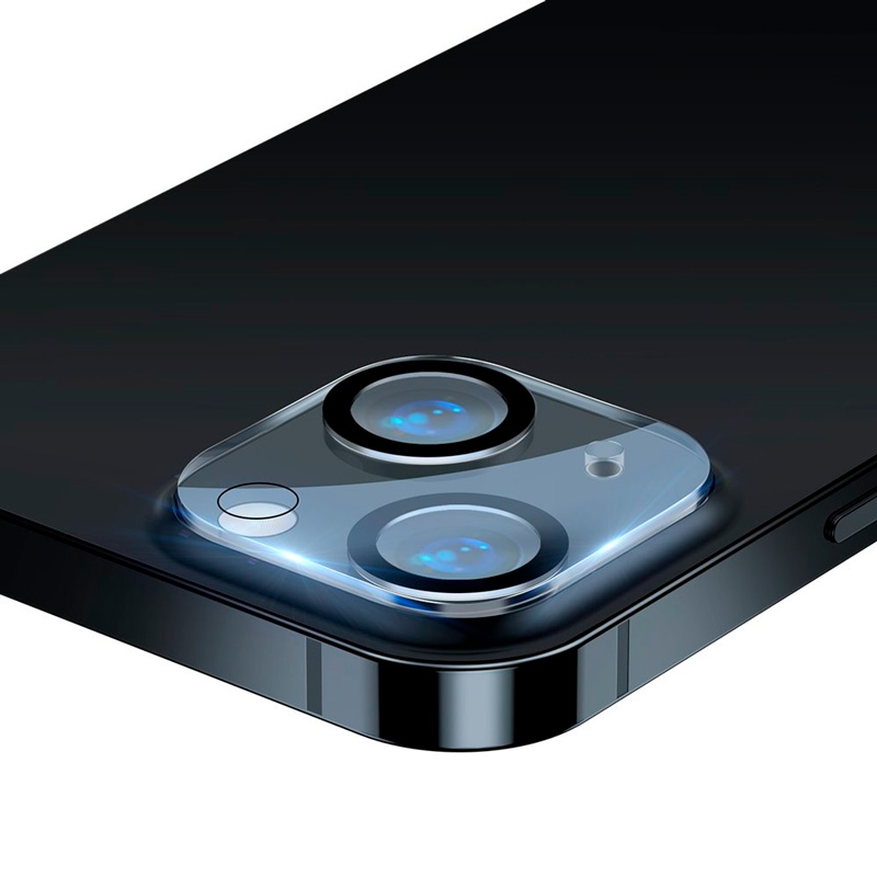 Комплект защитных стекол для камеры iPhone 13/13 Mini 2шт 0.3мм Baseus Full-Frame Lens Film Dual (SGQK000002)