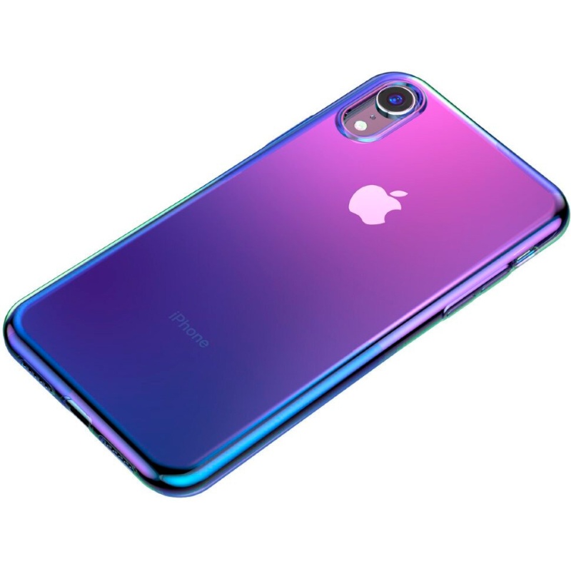 Чехол для iPhone XR Baseus Glow - Сиреневый (WIAPIPH61-XG01)