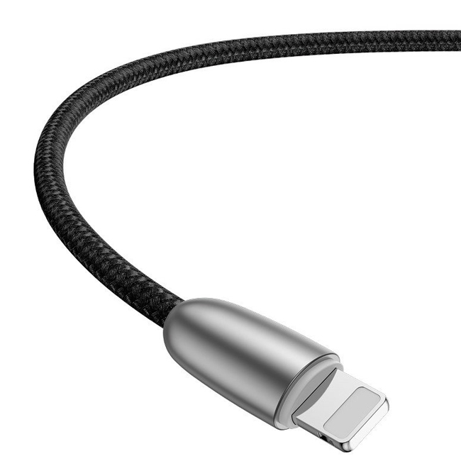 Кабель USB 2.0 A (m) - Lightning (m) 1м Baseus Torch Series - Черный (CALHJ-C01)