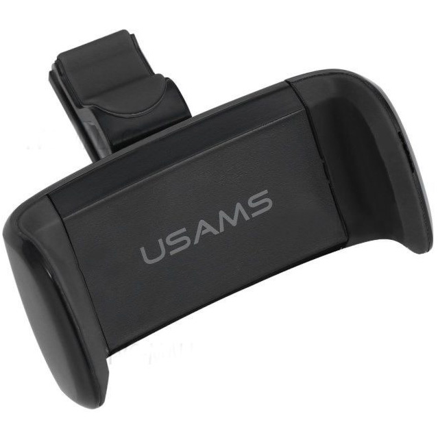 Автомобильный держатель для телефона в дефлектор USAMS US-ZJ004 C Series - Черный