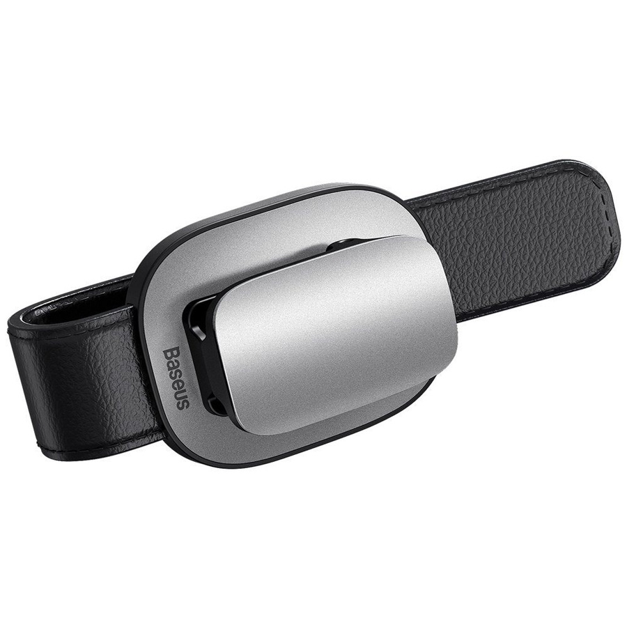 Зажим для очков Baseus Platinum Vehicle Eyewear Clip Clamping Type - Серебристый (ACYJN-B0S)