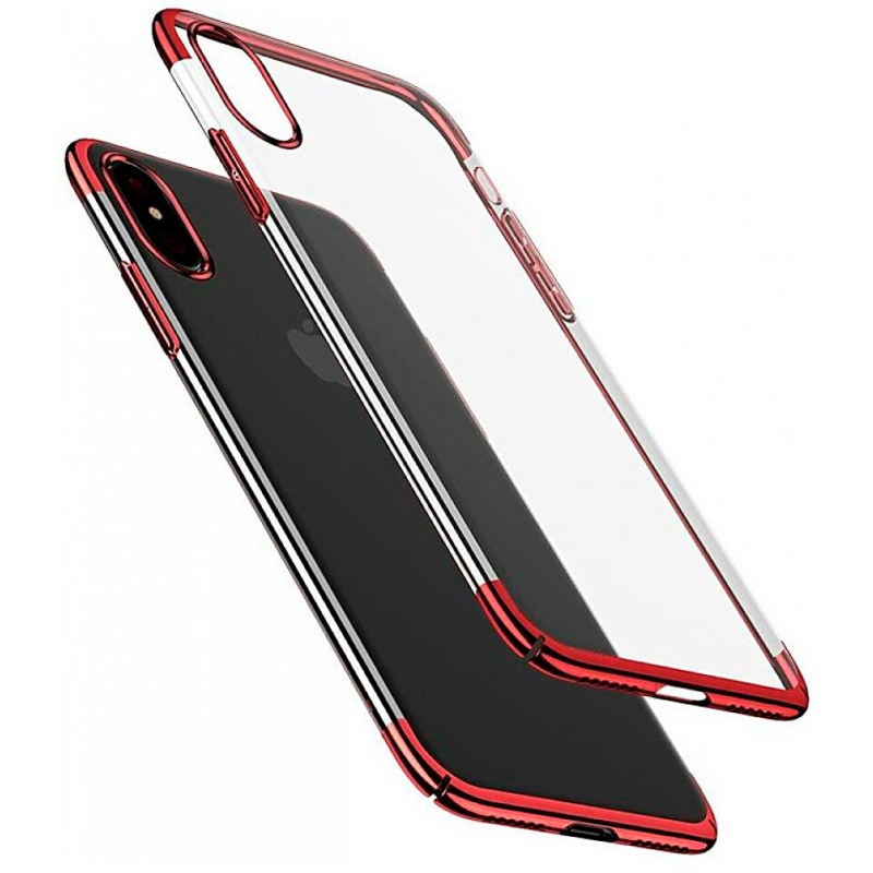 Чехол для iPhone X Baseus Glitter - Красный (WIAPIPHX-DW09)