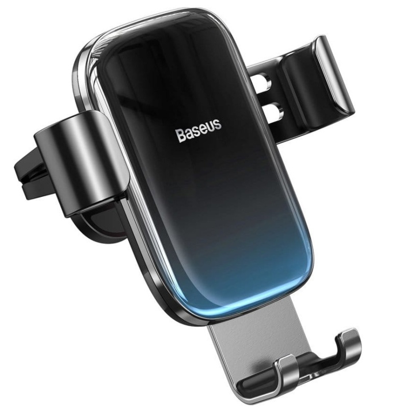 Автомобильный держатель для телефона в дефлектор Baseus Glaze Gravity Car Mount - Черный (SUYL-LG01)