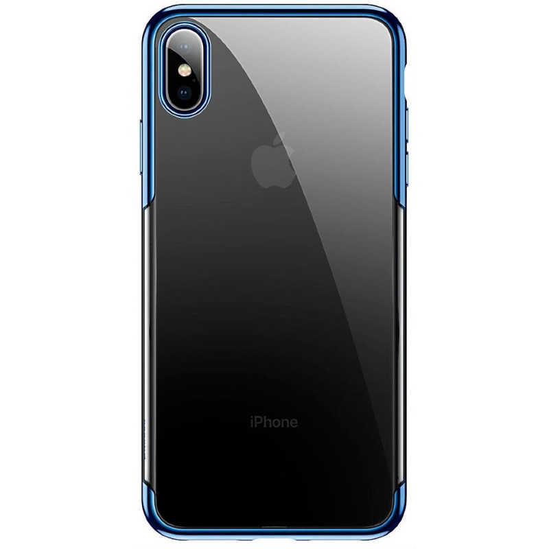 Чехол для iPhone XS Max Baseus Glitter - Синий (WIAPIPH65-DW03)