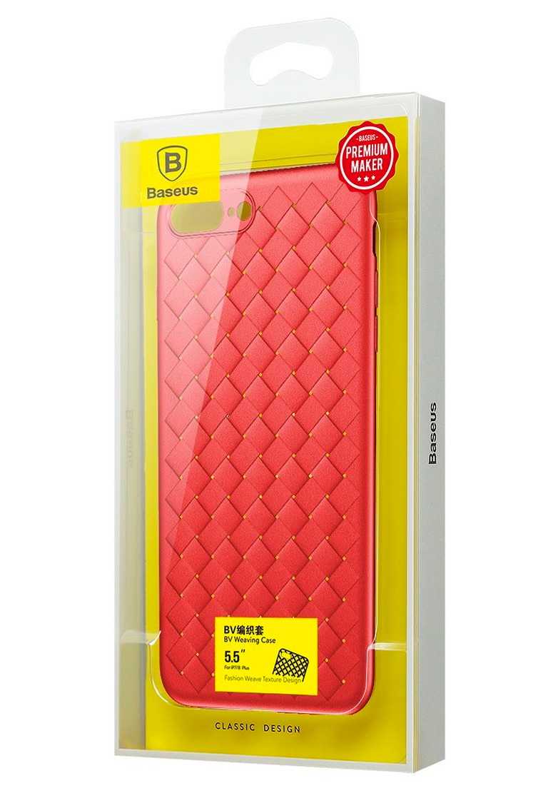 Чехол для iPhone 7 Plus/8 Plus Baseus BV Weaving - Красный (WIAPIPH8P-BV09)