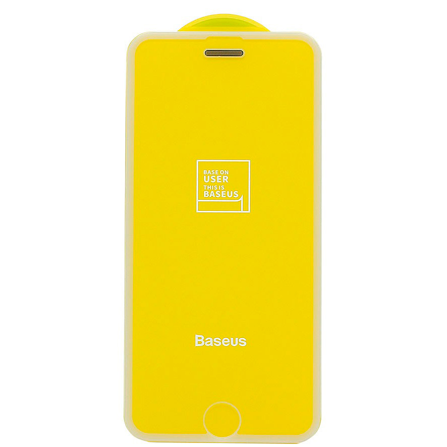 Защитное стекло для iPhone 6/6S/7/8 Baseus Full-screen Curved Cellular Dust Prevention - Белое (SGAPIPH8N-WA02)