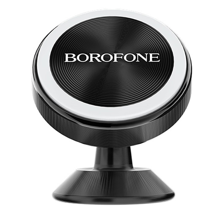 Автомобильный держатель для телефона на торпеду магнитный Borofone BH5 Platinum - Черный