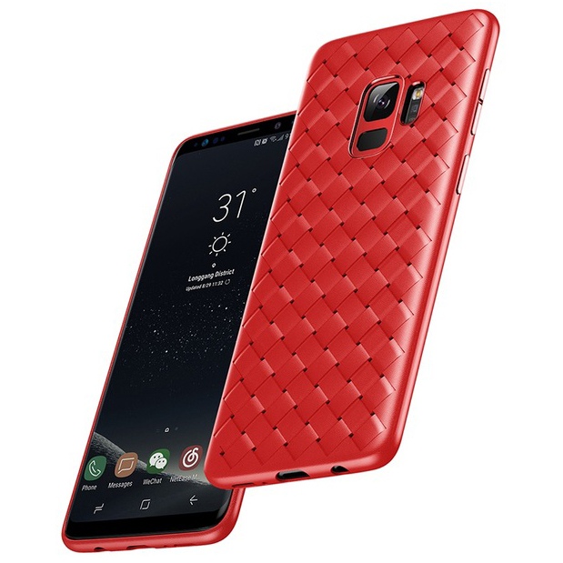 Чехол для Samsung Galaxy S9 Baseus BV Weaving - Красный (WISAS9-BV09)