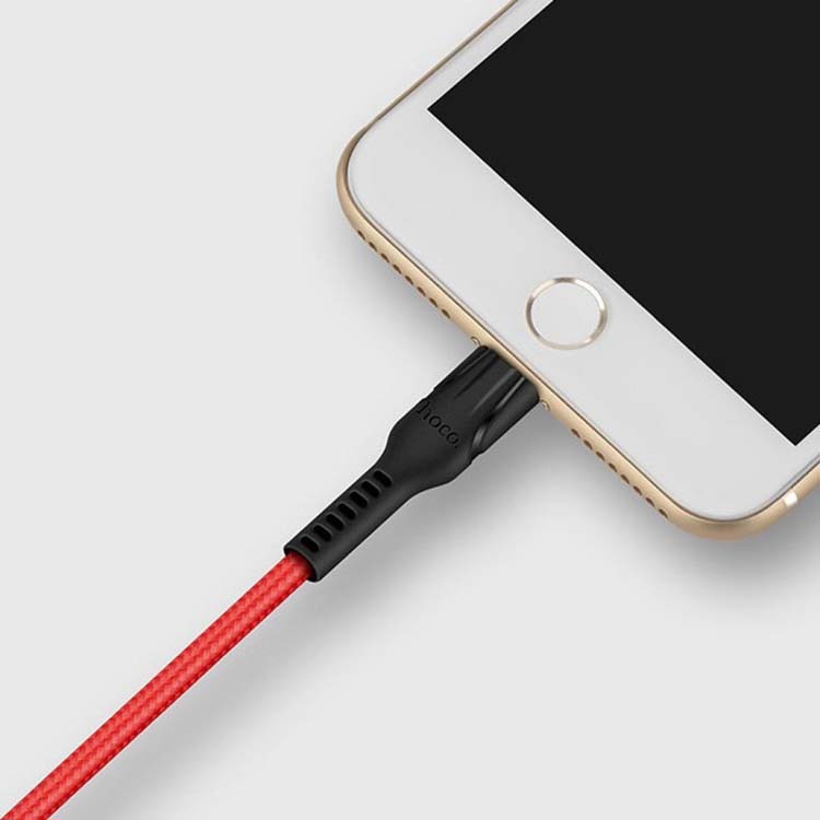 Кабель USB 2.0 A (m) - Lightning (m) 1м Hoco U31 Benay - Красный