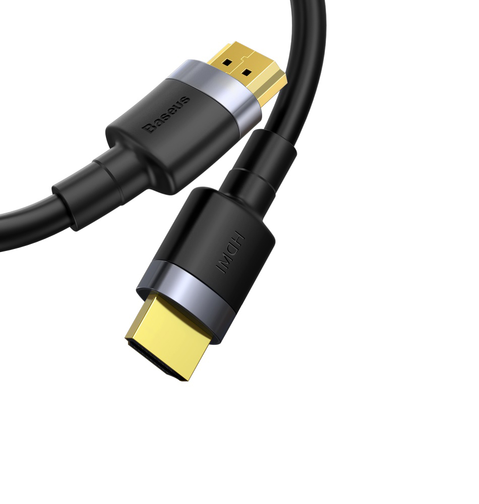 Кабель HDMI (m) - HDMI (m) 3м Baseus Cafule - Темно-серый (CADKLF-G01)
