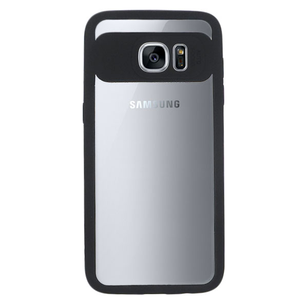 Чехол для Samsung Galaxy S7 Edge с прозрачной задней панелью CAFELE - Черный