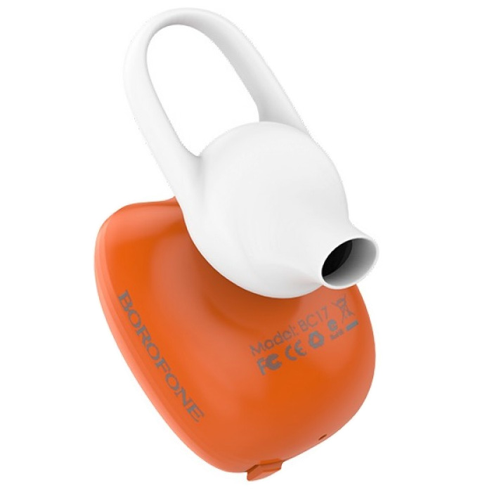 Гарнитура Bluetooth Borofone BC17 Beatles Mini - Оранжевая