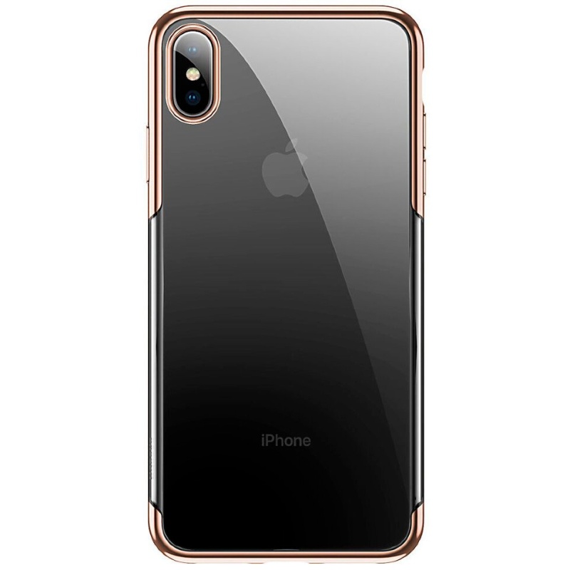 Чехол для iPhone XS Baseus Glitter - Золотистый (WIAPIPH58-DW0V)
