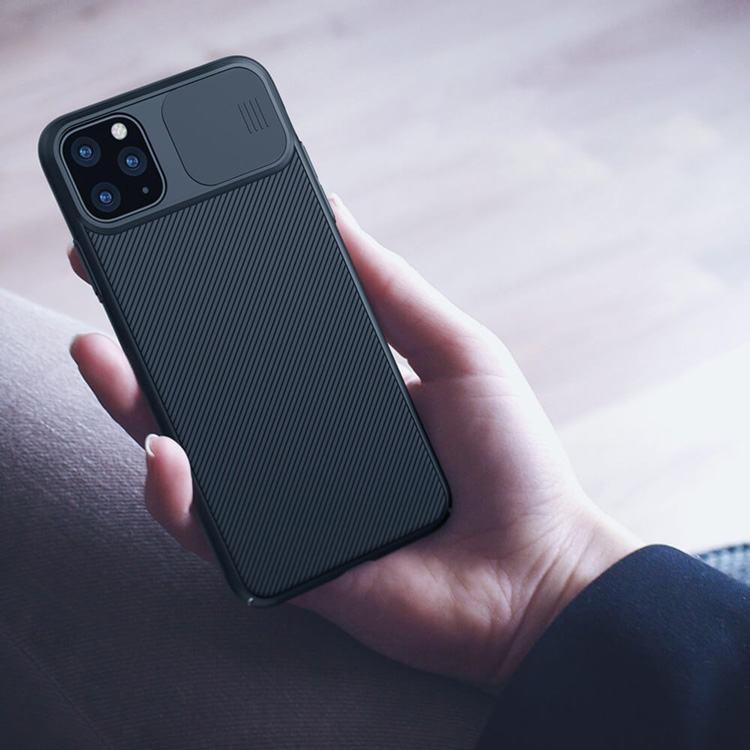 Чехол для iPhone 11 Pro с защитой камеры Nillkin CamShield Case - Черный