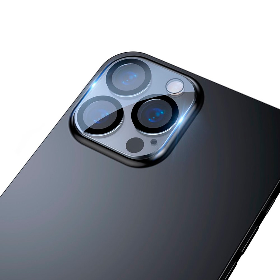 Защитное стекло для камеры iPhone 13 Pro/13 Pro Max 2шт 0.3мм Baseus Full-Frame Lens Film (SGQK000102)