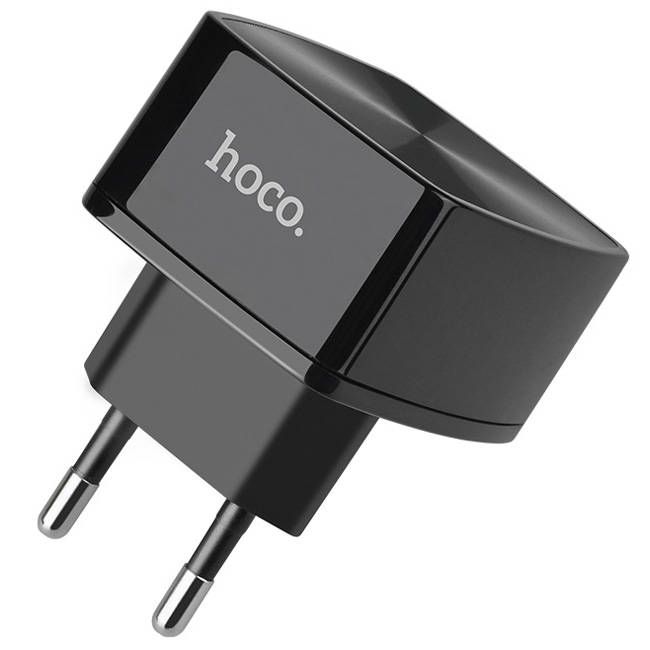 Сетевое зарядное устройство быстрое QC 3.0 Hoco C70A Cutting-Edge - Черное