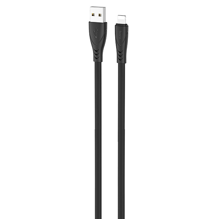 Кабель USB 2.0 A (m) - Lightning (m) 1м Hoco X42 Soft - Черный
