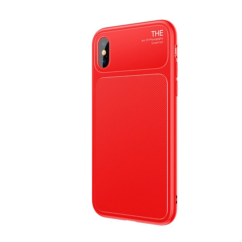 Чехол для iPhone X/XS Baseus Knight Case - Красный (WIAPIPHX-JU09)