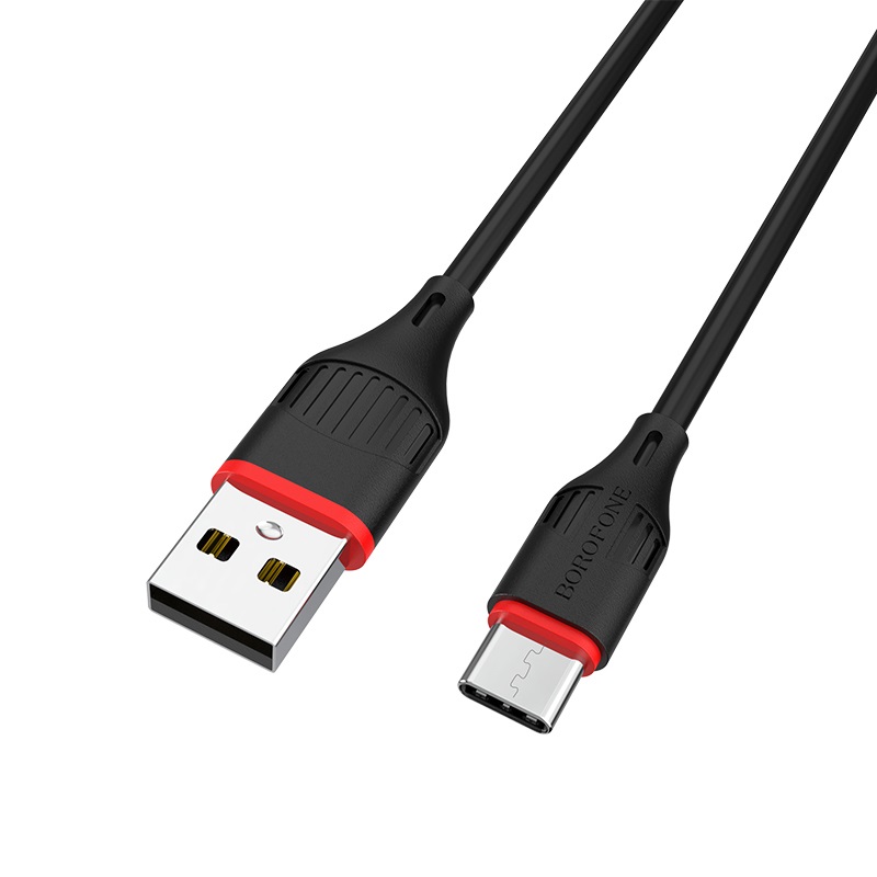 Кабель USB 2.0 A (m) - USB Type-C (m) 1м Borofone BX17 Enjoy - Черный