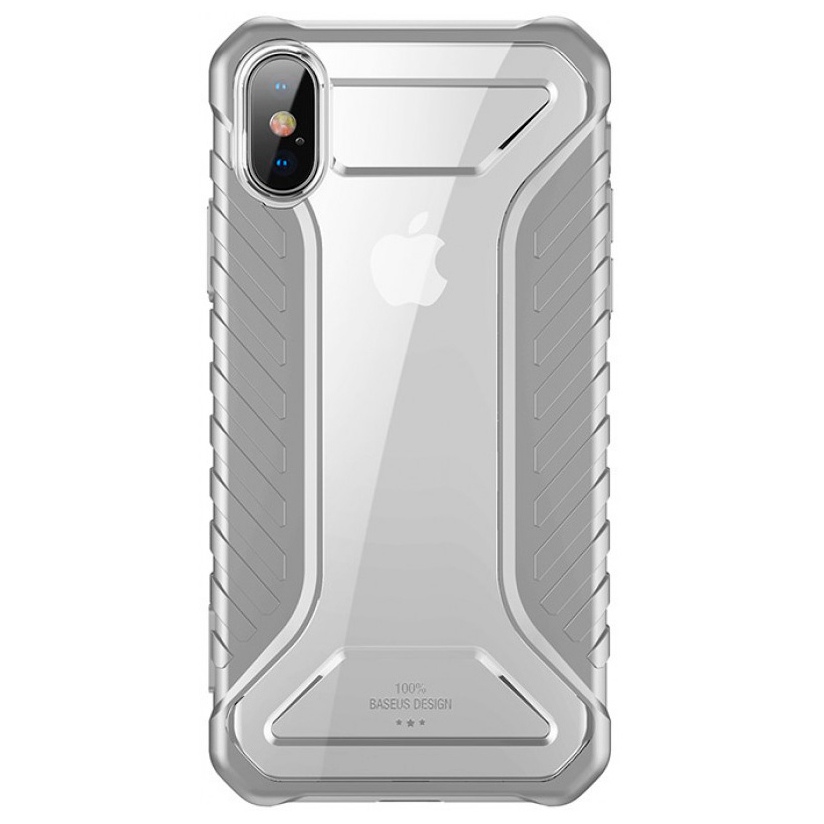 Чехол для iPhone X/XS Baseus Michelin Race Case - Серый (WIAPIPH58-MK0G)