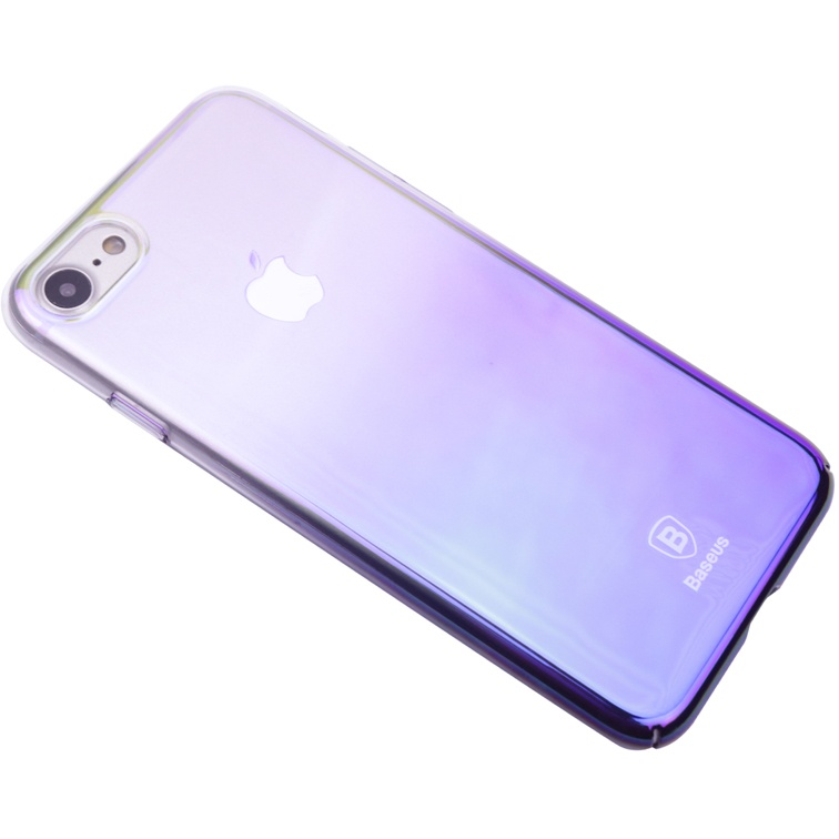 Чехол для iPhone 7/8 Baseus Glaze - Фиолетовый/Белый (WIAPIPH7-GC01)