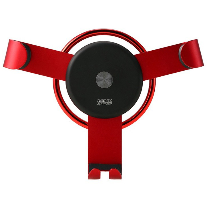Автомобильный держатель для телефона в дефлектор Remax RM-C31 - Красный