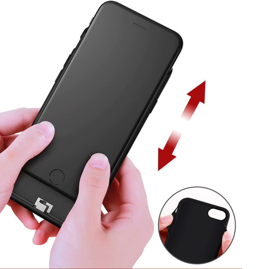 Чехол-аккумулятор для iPhone 6/6S/7/8 5500мАч InnoZone - Черный