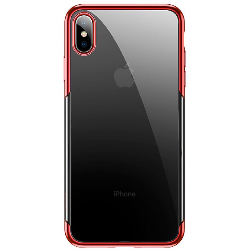 Чехол для iPhone X/XS Baseus Shining - Красный (ARAPIPH58-MD09)