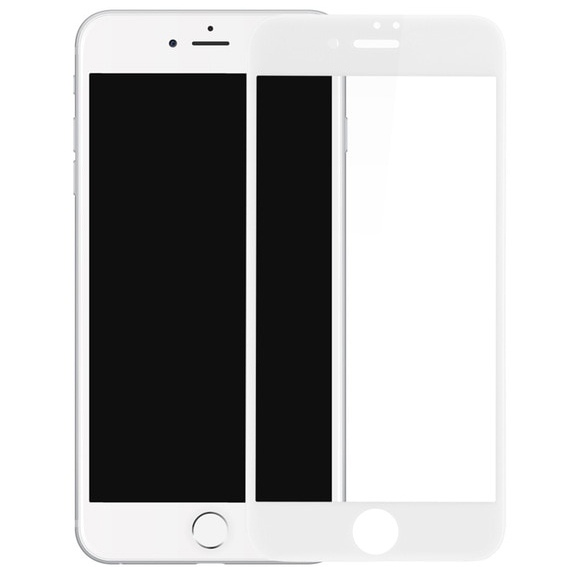 Защитное стекло для iPhone 7/8 Baseus Diamond Body All-screen - Белое (SGAPIPH8N-JG02)