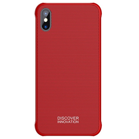 Чехол для iPhone X под магнитный держатель Nillkin Tempered Magnet Case - Красный