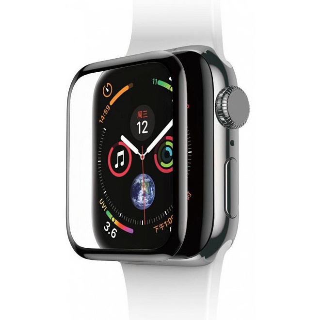 Защитное стекло для Apple Watch 4/5 40мм Baseus Full-screen Curved (SGAPWA4-G01)